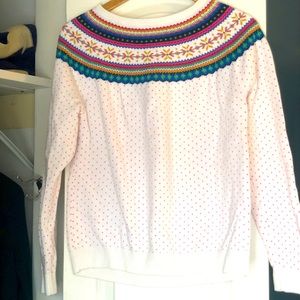 Talbots Fair Isle Sweater